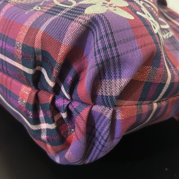 Coach PoppyTartan Glam Glitter Tote 15886 New - Picture 8 of 16